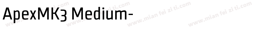 ApexMK3 Medium字体转换